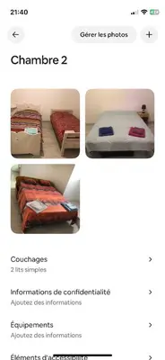 Plan de l'établissement Maison 24h du Mans