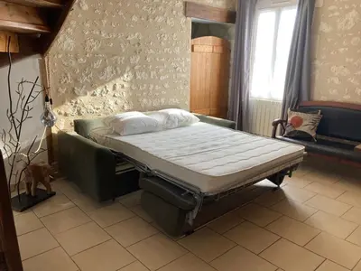 Un ou plusieurs lits dans un hébergement de l'établissement La Maisonnette