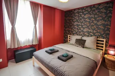 Un ou plusieurs lits dans un hébergement de l'établissement Spa sous le Mokuren - Escapade Zen à Blois