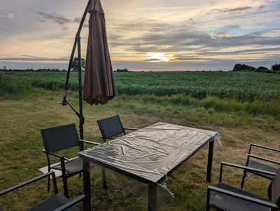 Paysage naturel près de la maison de vacances