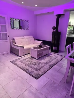 Coin salon dans l'établissement Grande maison à Vendôme