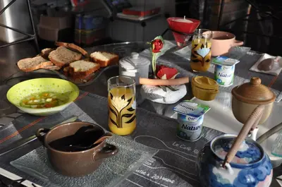 Nourriture dans le B&B/chambre d'hôtes ou à proximité