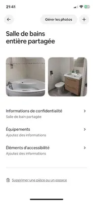 Plan de l'établissement Chambres 24h du mans