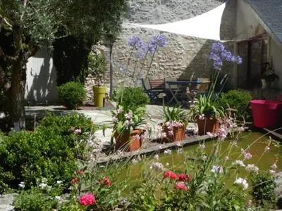 Jardin de l'établissement L'Atelier K - Lofts à louer à Blois - Chambord