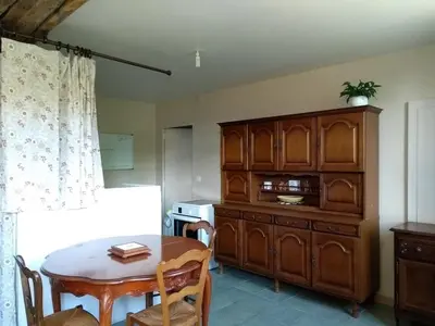 Cuisine ou kitchenette dans l'établissement Maison champêtre