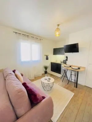 Télévision ou salle de divertissement dans l'établissement La Halte Urbaine - 2 guests - Wifi