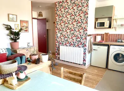 Cuisine ou kitchenette dans l'établissement Inspired space