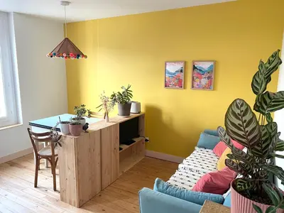 Coin salon dans l'établissement Inspired space