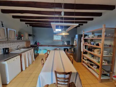 Cuisine ou kitchenette dans l'établissement La Petite Foucaudière, 10 couchages
