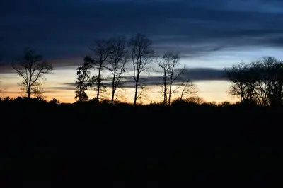 Lever ou coucher de soleil vu de la maison d'hôtes ou à proximité