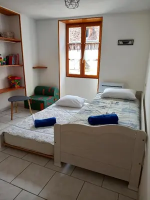Un ou plusieurs lits dans un hébergement de l'établissement Maison de campagne Sud Touraine 37