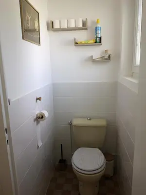 Salle de bains dans l'établissement Maison Fatonnette