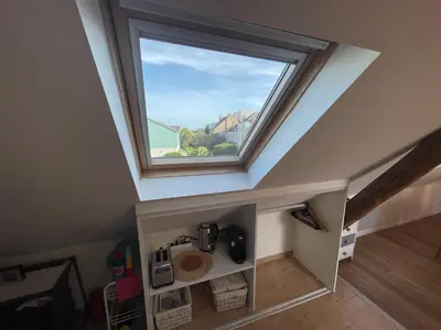 Vue générale sur la montagne ou vue sur la montagne depuis l'appartement