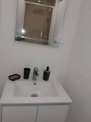 Salle de bains dans l'établissement Appart centre FNAC