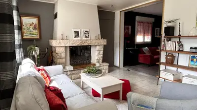 Coin salon dans l'établissement Le Clos de l'Autel