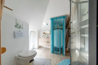 Salle de bains dans l'établissement Lakocoon - Proche Center Parcs