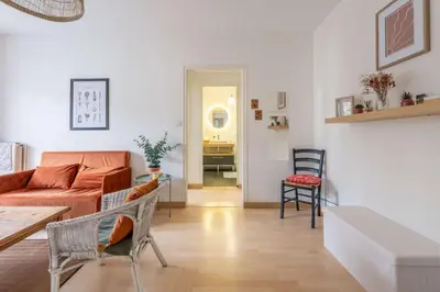 Coin salon dans l'établissement Escale royale à Blois