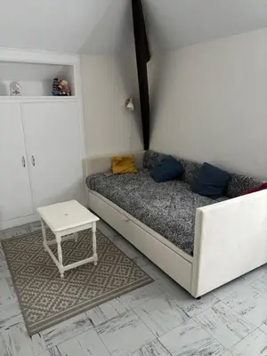 Un ou plusieurs lits dans un hébergement de l'établissement Gîte Calme & Accueillant -Près de Beauval