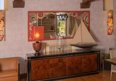 Coin salon dans l'établissement Jardin sur Loire