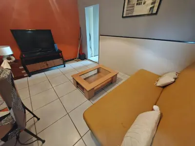 Télévision ou salle de divertissement dans l'établissement T2 COMPLET BLOIS Centre 38 M2-Parking et linge inclus