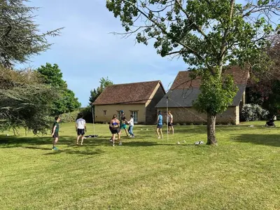 Jardin de l'établissement Grand Gite à Parcé Sur Sarthe