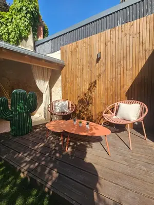 Jardin de l'établissement Le Nid défendu #Nüit#love#luxe