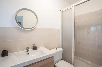 Salle de bains dans l'établissement Le Chaumont - Appt 4 personnes