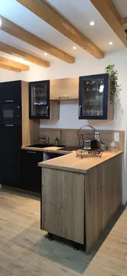 Cuisine ou kitchenette dans l'établissement Gîte des Toucanes