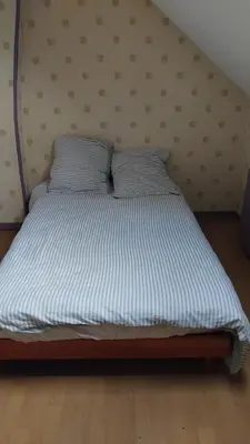Un ou plusieurs lits dans un hébergement de l'établissement Maison de campagne 8 personnes
