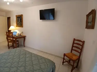 Télévision ou salle de divertissement dans l'établissement Chambres d'hôtes La Cabriole - Entre Amboise & Chenonceau