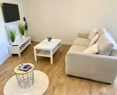 Télévision ou salle de divertissement dans l'établissement Beau T2 moderne et calme - gare & centre - idéal pro-couple-famille