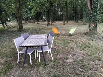 Jardin de l'établissement Charme champêtre entre Le Mans et Tours, maison rénovée en pleine nature - FR-1-410-480