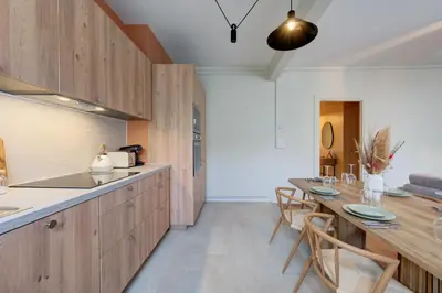 Cuisine ou kitchenette dans l'établissement Appartement hyper centre - 6V - 2 Chambres - Wifi