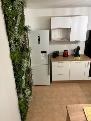 Cuisine ou kitchenette dans l'établissement Gîte clair matin Classé 3 étoiles