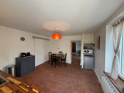 Cuisine ou kitchenette dans l'établissement Oscar et Marcelle