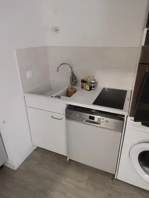 Cuisine ou kitchenette dans l'établissement Lovelace