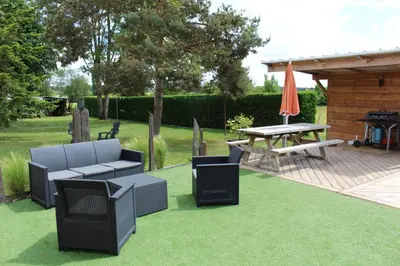 Jardin de l'établissement Chambre Douceur Angevine