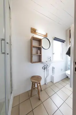 Salle de bains dans l'établissement Studio hyper center of Tours