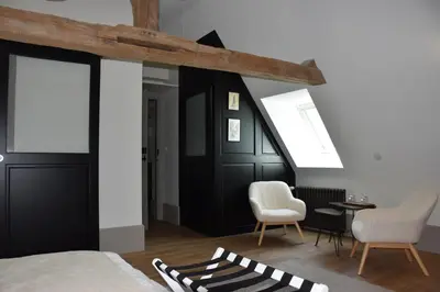 Coin salon dans l'établissement Chambres d'hôtes PANCHIEN