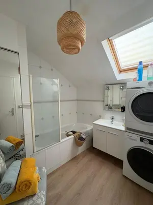 Cuisine ou kitchenette dans l'établissement Maison de charme en bord de Loire
