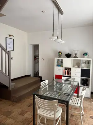 Coin salon dans l'établissement Maison de charme en bord de Loire
