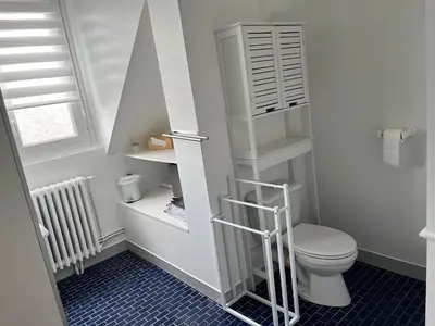 Salle de bains dans l'établissement Au Vingt Neuf