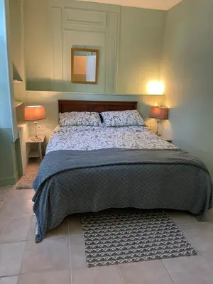 Un ou plusieurs lits dans un hébergement de l'établissement La Maison de Maître, Loire Gîte