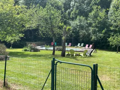 Jardin de l'établissement La Maison de Maître, Loire Gîte