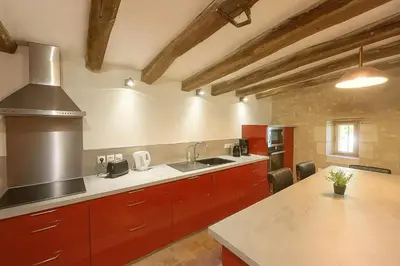 Cuisine ou kitchenette dans l'établissement Evasion Champêtre au Coeur de la Vallée des Rois