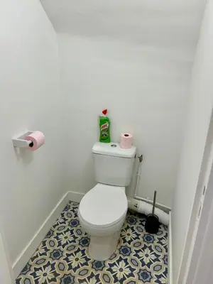Salle de bains dans l'établissement Quiet apartment - Touraine