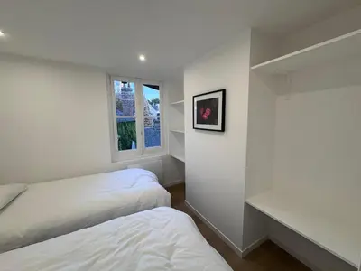 Un ou plusieurs lits dans un hébergement de l'établissement appartement 2 à 4 personnes vendome coeur de ville