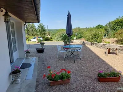 Jardin de l'établissement Le Rin de la fôret