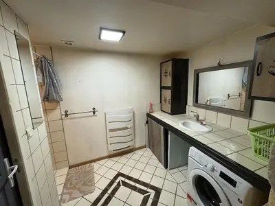 Cuisine ou kitchenette dans l'établissement Le petit cocon