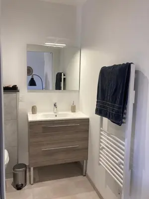 Salle de bains dans l'établissement Maison de ville